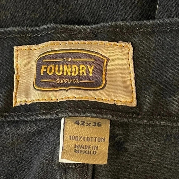 NWT’S. The Foundry Mens big and tall dark denim jeans. 
Size: 42X36 - Picture 4 of 5